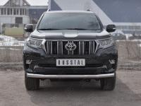 Защита переднего бампера d76 секции TOYOTA LC PRADO 150 2017-