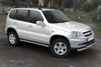 Защита порогов d57 Chevrolet Niva 2009-