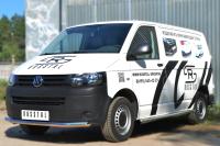 Пороги труба d63 (вариант 2) (левый) VOLKSWAGEN Transporter kasten T5 2010-2015