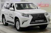 Защита переднего бампера труба d60 черная,Lexus GX460 2014-