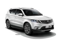 Пороги алюминиевые Rival "Premium-Black" для Geely Emgrand X7 2018-