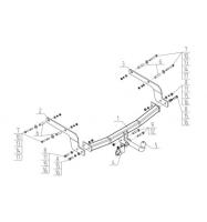 Фаркоп AvtoS для RENAULT Arkana с 2019-