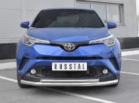 Защита переднего бампера d63 секции-d42 дуга TOYOTA C-HR 2018-