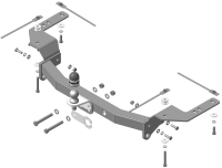 Фаркоп Мотодор на Lexus LX 570 2007-2012 (кроме комплектаций Excalibur и Executive)