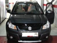 Дефлектор капота Suzuki SX4 (2006-) (темный)