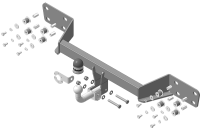 Фаркоп Мотодор с оцинкованным шаром на Exeed VX 2021-