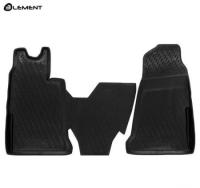 Автомобильные коврики element в салон FORD Transit 2 части МКПП 2006-2014 (полиуретан)
