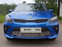 Решетка радиатора нижняя 16 мм для Kia Rio 2017-