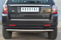 Защита заднего бампера d63 (волна) LAND ROVER Freelander 2 2012-