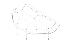 Защита алюминиевая Мотодор Land Rover Discovery III  2004-2008