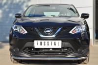 Защита переднего бампера d42 (секции) NISSAN Qashqai 2014-2018