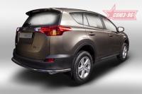 Защита задняя d42 Toyota RAV-4 (2013-)