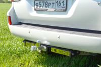 Фаркоп Лидер-Плюс для  LEXUS  LX 570 2007-...,LX 450d 2015- (C НЕРЖ. ПЛАСТИНОЙ)