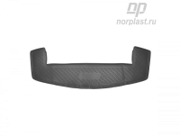 Автомобильный коврик багажника Норпласт для Chevrolet Captiva (2011) (7 мест, разложенный 3 ряд), полиуретановый