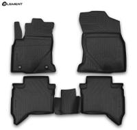 Автомобильные коврики element в салон TOYOTA Hilux 2015- 4 шт. (полиуретан)