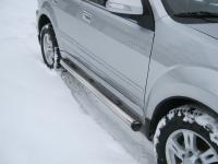 Пороги труба d76 (вариант 2) GREAT WALL HOVER H3 2010-2013