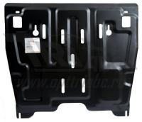 Защита Альфеко для картера двигателя и кпп Nissan Infiniti QX60 (2013-)