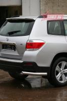 Защита задняя уголки d 76 (компл 2шт) "Toyota Highlander" 2010-