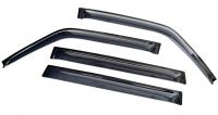 Дефлекторы боковых окон Nissan Patrol (1998-2009) (4 дв) (темный)