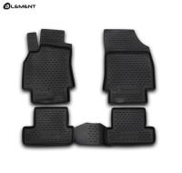 Автомобильные коврики element в салон RENAULT Megane купе 2010-2015 4 шт. (полиуретан)