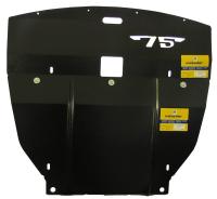 Защита Motodor для картера и кпп (две части) Rover 75 (1999-2005)