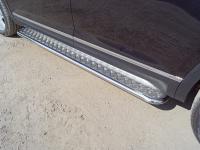 Пороги с площадкой 42,4 мм для Volkswagen Teramont 2018-