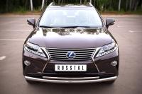 Защита переднего бампера d63/42 Lexus RX270/350/450 2009-2012
