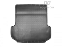 Автомобильный коврик багажника Норпласт для Mitsubishi Pajero Sport III (2015), полиуретановый