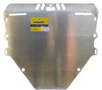 Защита алюминиевая Мотодор Honda CR-V III 2006-2009