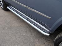 Пороги с площадкой 60,3 мм для Cadillac Escalade 2015