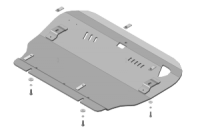 Защита алюминиевая Мотодор Land Rover Range Rover Evoque  2011-2019