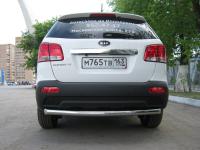 Защита заднего бампера d76 KIA Sorento 2009-2011