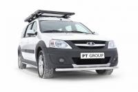 Защита переднего бампера одинарная d51мм (НПС) LADA Largus Cross 2015-