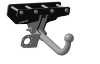 Фаркоп Bosal - Oris - Weso для Jeep Wrangler III «JK» (2007-2018)