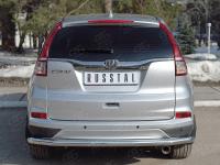 Защита заднего бампера d63 секция HONDA CR-V 2015-2016 2.0