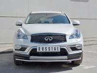Защита переднего бампера d42 секция INFINITI QX 50 2016-2018
