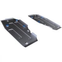 Защита топливного бака Rival для Mercedes-Benz GL 2012-2016, алюминий 4 мм, с крепежом, 333.3926.1