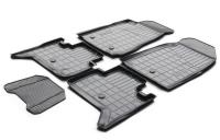 Автомобильные коврики Rival для Chevrolet Trailblazer 5-дв. 2012-н.в., полиуретан, с крепежом, с перемычкой, 5 шт., 11008001