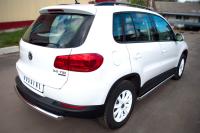 Пороги труба d63 (вариант 1) VOLKSWAGEN Tiguan Track & Field 2011-2016