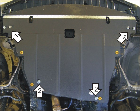 Фото Защита Motodor для картера и КПП Honda Accord (2003-2008)