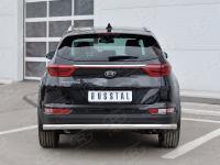 Защита заднего бампера d63 секция (кроме GT-Line) KIA SPORTAGE 2016-2018