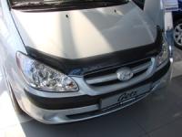 Дефлектор капота Hyundai Getz (2006-) (темный)