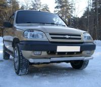 Защита переднего бампера d63 CHEVROLET NIVA 2002-2009