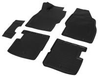 Автомобильные коврики Rival для Opel Corsa 2010-2014, полиуретан, с крепежом, с перемычкой, 5 шт., 14203001