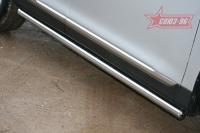 Пороги труба d 60 (компл 2шт) "Toyota Highlander" 2010-