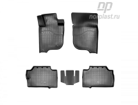 Автомобильные коврики Норпласт для Mitsubishi Pajero Sport III 3D (2015) (5шт), полиуретановые