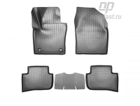 Автомобильные коврики Норпласт для Toyota C-HR 3D 2016- (полный привод) (5 шт), полиуретановые