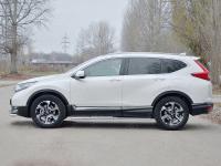 Пороги труба 75х42 овал с проступью HONDA CR-V 2017-