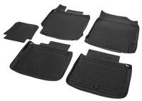 Автомобильные коврики Rival для Toyota Camry седан 2014-2018, полиуретан, с крепежом, с перемычкой, 5 шт., 15701002