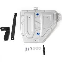 Защита топливного бака Rival для Hyundai Creta 2016-н.в., алюминий 4 мм, с крепежом, 333.2365.1